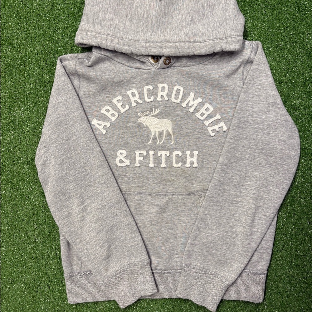 Vintage Abercrombie & Fitch Embroidery Pullover Hoodie